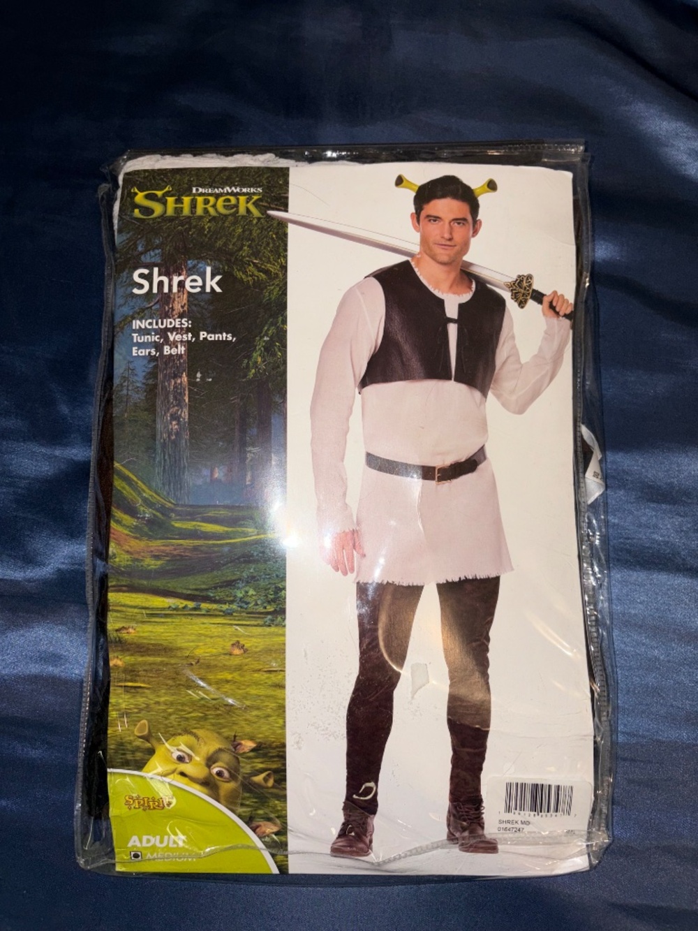 Men’s Adult Shrek Costume Size medium - Picture 3 of 15